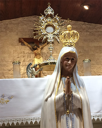 La eucharistia y la Virgen